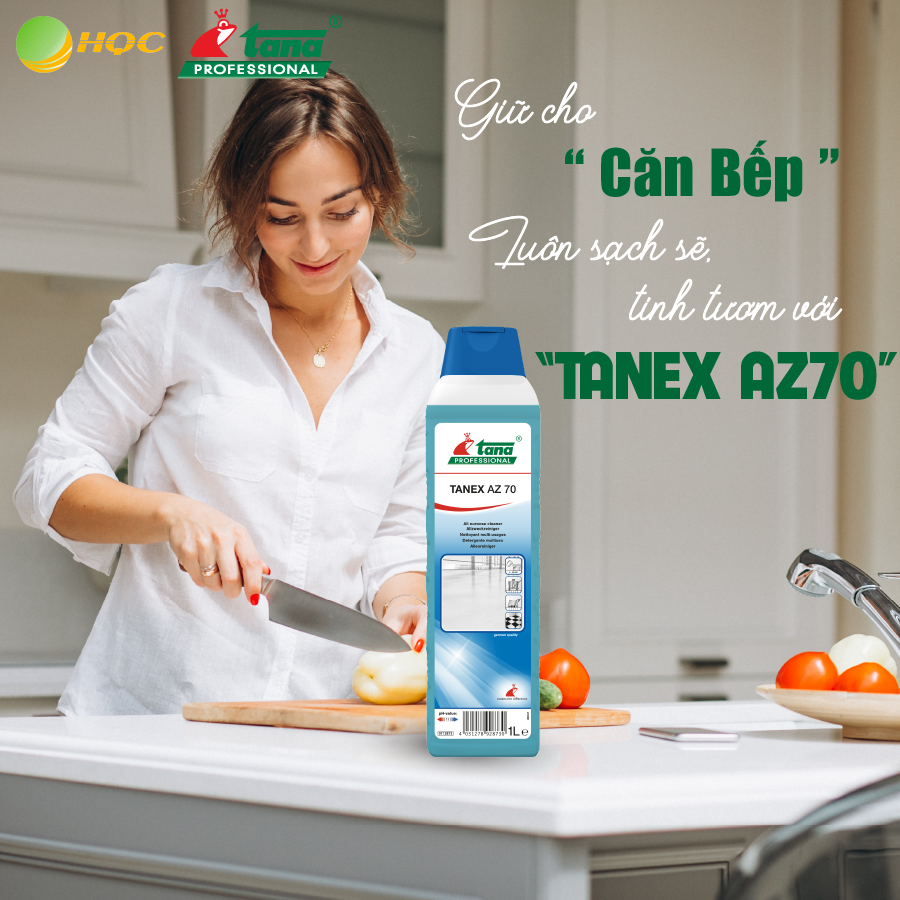 SIÊU TẨY DẦU MỠ TANEX AZ 70 – TRỢ THỦ ĐẮC LỰC CỦA CHỊ EM NỘI TRỢ!